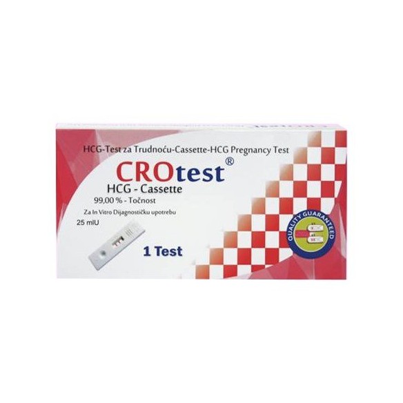 Crotest HCG-Cassette Test za trudnoću Crotest HCG-Cassette Test za trudnoću