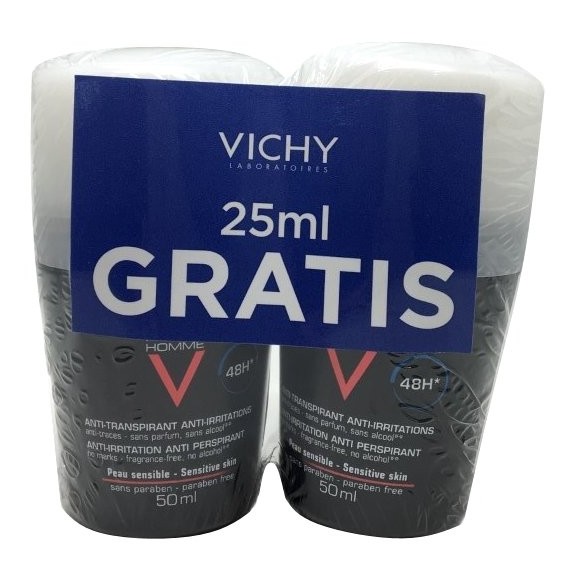 Vichy Homme deo roll-on DUO pakiranje Vichy Homme deo roll-on DUO pakiranje