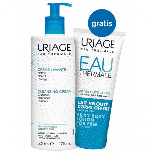 Uriage Creme Lavante pjenušava emulzija za pranje + Losion za tijelo GRATIS Uriage Creme Lavante pjenušava emulzija za pranje + Losion za tijelo GRATIS