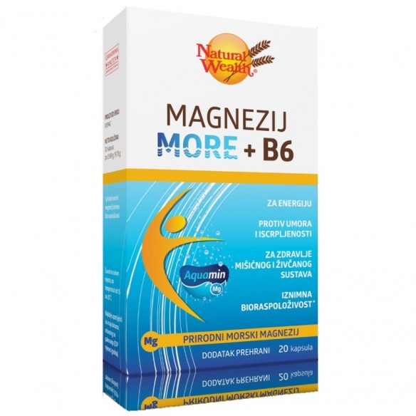 Natural Wealth Magnezij More + B6 Natural Wealth Magnezij More + B6