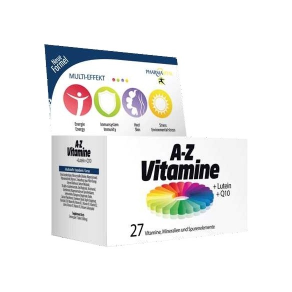 PharmaVital A-Z Vitamine + Lutein + Q10 PharmaVital A-Z Vitamine + Lutein + Q10