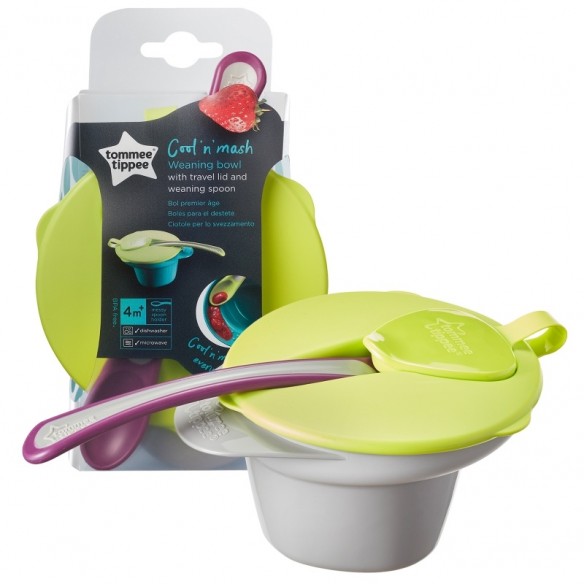 Tommee Tippee Cool and Mash Zdjelica s poklopcem i žličicom Tommee Tippee Cool and Mash Zdjelica s poklopcem i žličicom
