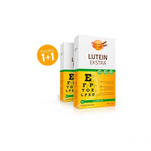Natural Wealth Lutein ekstra kapsula 1+1 GRATIS Natural Wealth Lutein ekstra kapsula 1+1 GRATIS