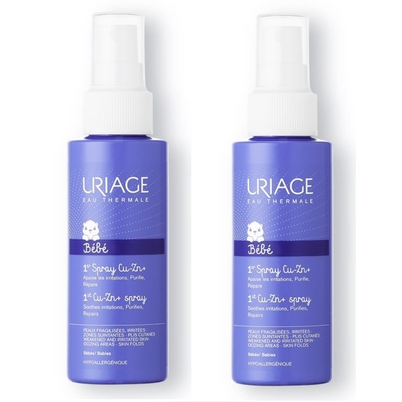 Uriage Baby Cu-Zn sprej 1+1 GRATIS Uriage Baby Cu-Zn sprej 1+1 GRATIS