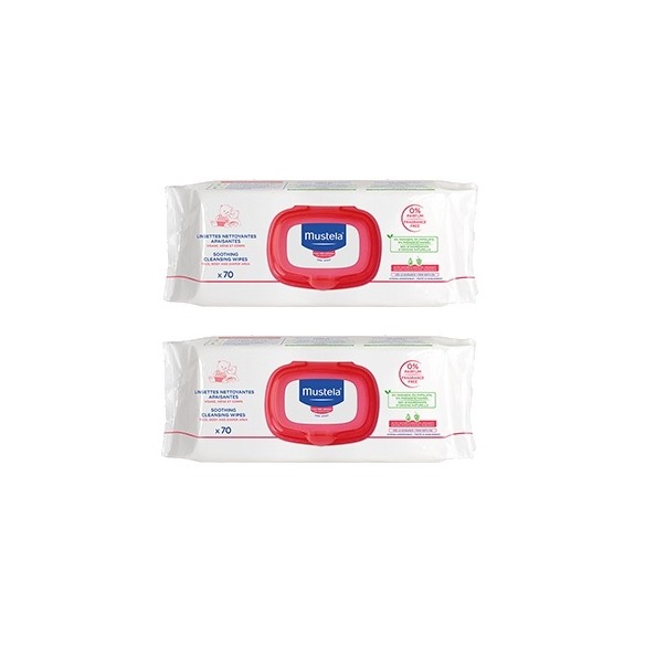 Mustela Umirujuće maramice za čišćenje bez ispiranja 1+1 GRATIS Mustela Umirujuće maramice za čišćenje bez ispiranja 1+1 GRATIS