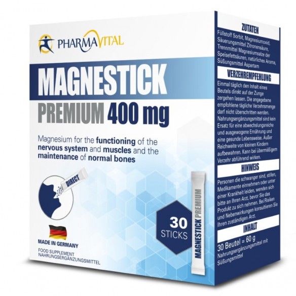 PharmaVital Magnestick Premium 400 mg vrećice PharmaVital Magnestick Premium 400 mg vrećice