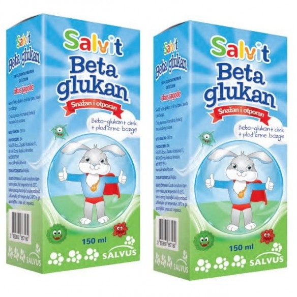 Salvit Beta Glukan tekući dodatak prehrani 1+1 GRATIS Salvit Beta Glukan tekući dodatak prehrani 1+1 GRATIS