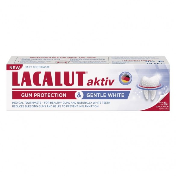 Lacalut Zubna pasta Aktiv Gum Protection and Gentle White Lacalut Zubna pasta Aktiv Gum Protection and Gentle White