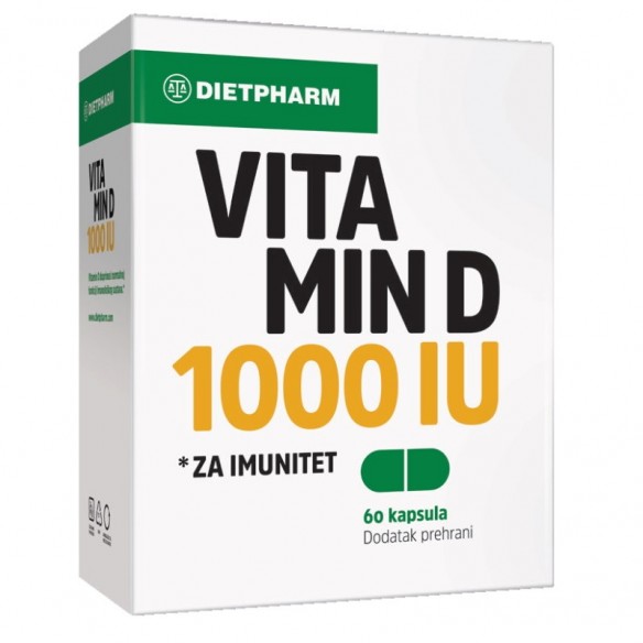 Dietpharm Vitamin D 1000 IU kapsule Dietpharm Vitamin D 1000 IU kapsule