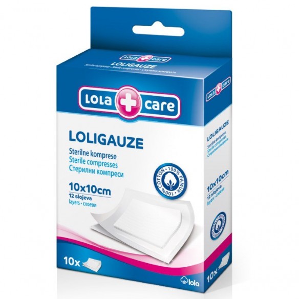 Lola Care Loligauze Sterilne komprese Lola Care Loligauze Sterilne komprese